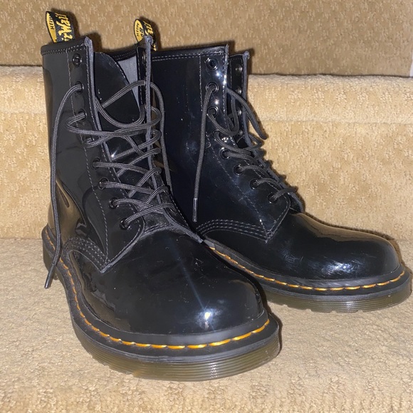 1460 Women’s Dr. Martens Patent Leather Boots - Picture 3 of 3